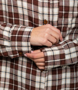 Рубашка #КТ225 (5), белый,шоколадный - Dommod фото 5