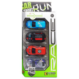 Набор машин "Бумеранг сити" металл, в коробке