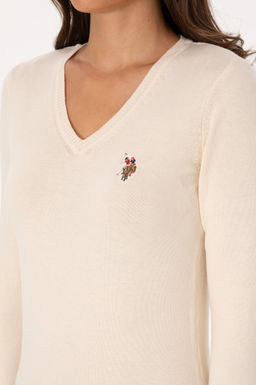 Kad_n Krem Basic Kazak Sepette S_rpriz _ndirim - U.s. polo assn фото 7
