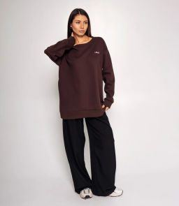 Свитшот #КТ2310 (5), шоколадный