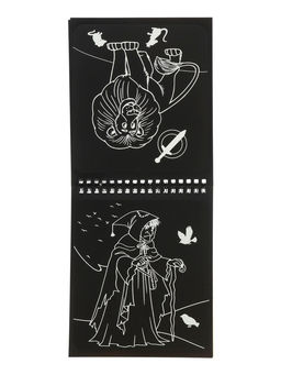 Альбом гравюр "Волшебник изумрудного города", 8 гравюр, цветной фон, Александр Волков