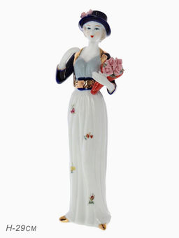 Статуэтка Дама 29 см / 0828 /уп 24/