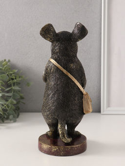 Фигурка полистоун «Мышонок-почтальон с сумкой через плечо», 10.5×12.5×27.5 см