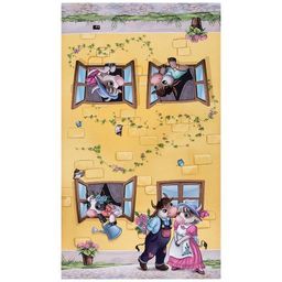 ПОЛОТЕНЦЕ СВИДАНИЕ,40Х70СМ,ЖЁЛТЫЙ, 100