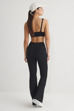 Siyah Dalg?c/Scuba Kumas Baglama Detayl? Spor Orme Esofman Alt? THMSS25EA00003