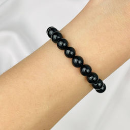 Браслет из черного Турмалина "Шерл"