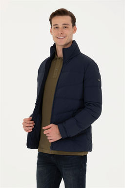 Мужское темно-синее пальто Неожиданная скидка в корзине