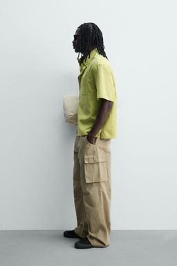 CAMISA RELAXED FIT ALGOD?N - VISCOSA / Lima - Zara фото 4