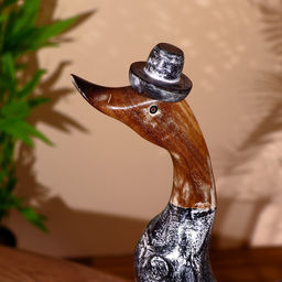 Фигурка «Утка в тёмном», 48 см, дерево