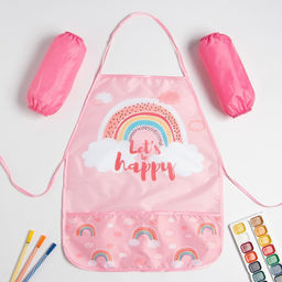 Фартук детский с нарукавниками Этель Радуга, 49 х 39 см