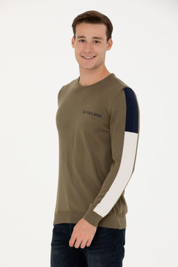 U. S. Polo Assn Мужской свитер цвета хаки - U.s. polo assn фото 17