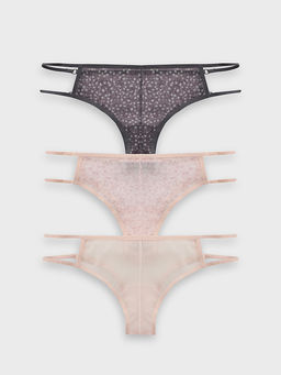 Трусы бразилиана женские в наборе, 3 шт - Mark formelle фото 9