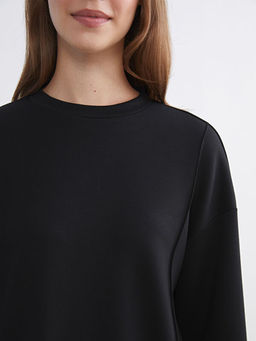 Bisiklet Yaka Kad?n Sweatshirt Tunik