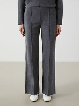 Beli Lastikli Kad?n Triko Pantolon