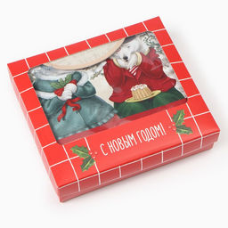 Набор подарочный Этель Winter holidays, фартук, полотенце, прихватка  фото 10