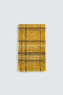 BRUSHED CHECK SCARF