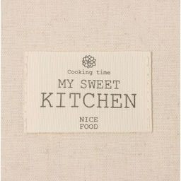 Фартук «Этель» ECO, молочный, 60×70 см, 70% хлопок, 30% лён, 190 г/м²