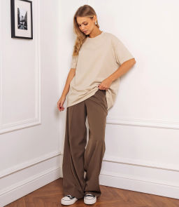 Футболка #КТ1 (22)-2, светло-бежевый