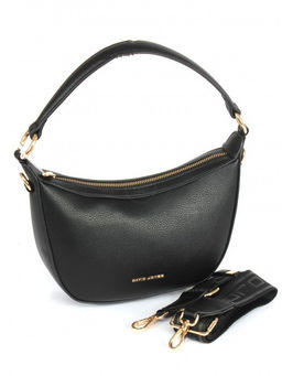 Сумка женская искусственная кожа DJ-СМ 7186-BLACK, 1отд, плечевой ремень, черный SALE 263860 - Adelia фото 5