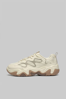 Кроссовки LifeStyle Яичный Белок/Серый FIREFLY