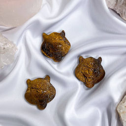 Фигурка резная "Тигр" из Тигрового глаза