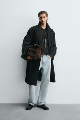 BOUCLE TEXTURED WOOL COAT - Zara фото 16