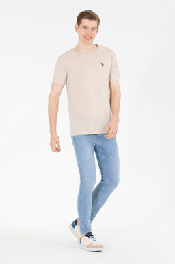 U. S. Polo Assn Мужская базовая футболка с круглым вырезом Stone - U.s. polo assn фото 3