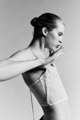UNDERWIRED CORSET WITH TIE DETAIL - Zara фото 9