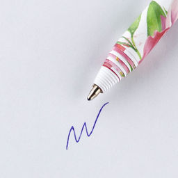 Цена за 10 шт. Ручка-эко, шариковая, синяя паста, 1.0 мм Самой нежной