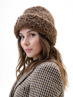 П26-171 Пилотка Тедди коричневая