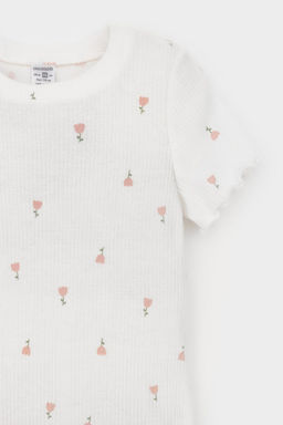 К 1596-1/цветочная полянка,дымчатая роза пижама для дев - Crockid фото 2