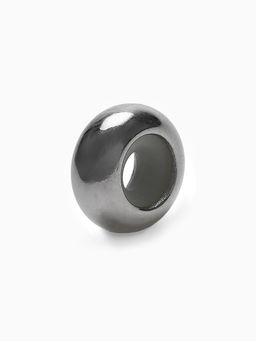 Цена за 5 шт. Шарм разделитель для бусин Стоппер, цвет серебро