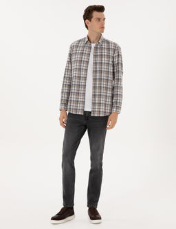 Antrasit Slim Fit Jean Pantolon - Pierre cardin фото 3