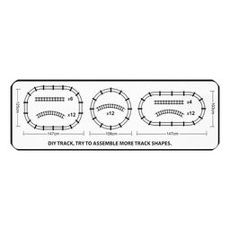 Железная дорога "Млечный путь"(свет, звук) в коробке