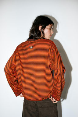 PIPPI L_NGSTRUMP STRIPED T-SHIRT - Zara фото 2