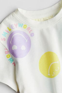 Camiseta de manga corta con motivo estampado - H&m фото 6