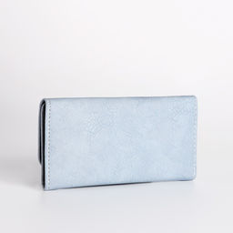 Кошелёк на кнопке, цвет голубой - Simaland фото 2