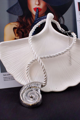 Колье  "Морская симфония" на шнурке + Подарок