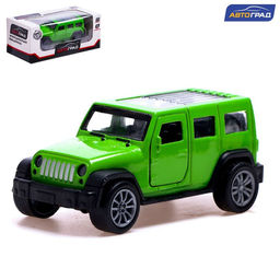 Машина металлическая Крузер, 1:48, инерция, открываются двери, цвет зелёный