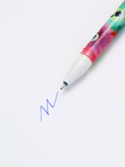 Цена за 18 шт. Ручка пиши-стирай с колпачком "Буки Бяки", синяя паста 0.5 мм