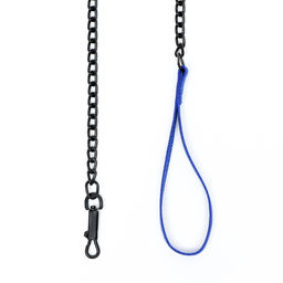 Поводок металлический, 120 см х 2,5 мм, черный - Пижон фото 3