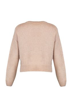 Pudra Genis Kal?p Yumusak Dokulu Basic Triko Kazak TWOAW23KZ00185