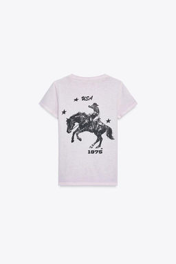 WASHED-EFFECT T-SHIRT - Zara фото 5