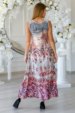 Сарафан женский из штапеля Мамба серый - Амадэль фото 3