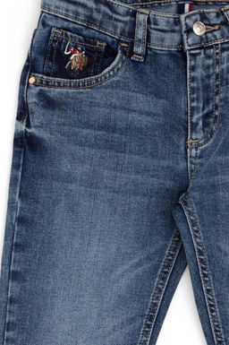 Синие джинсовые брюки для мальчика - U.s. polo assn фото 4