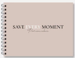 Фотоальбом "Save every moment", brown (24,5 х 19 см)