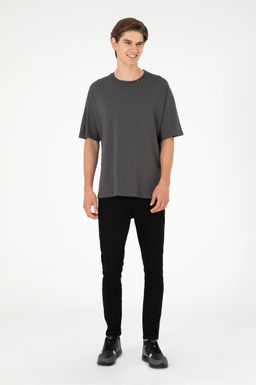 Мужские черные джинсовые брюки