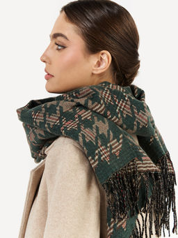 в составе ШЕРСТЬ  и КАШЕМИР Большой, мягкий, теплый  двусторонний палантин