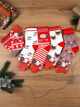 Носки р. 35-40 Новый год / L827 /уп 10/300/ ОДНА ПАРА/ МАРКА - Галеонтрейд фото 7