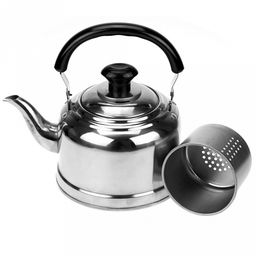 "Студентка" Чайник из нержавеющей стали 1,2л, д14,5см h14см, s0,3мм, с ситечком, со встроенным в крышку свистком, подвижная пластмассовая ручка, цветная коробка (Китай) ДОПУСКАЮТСЯ незначительные дефекты: незначительные потертости. Товар возврату и о